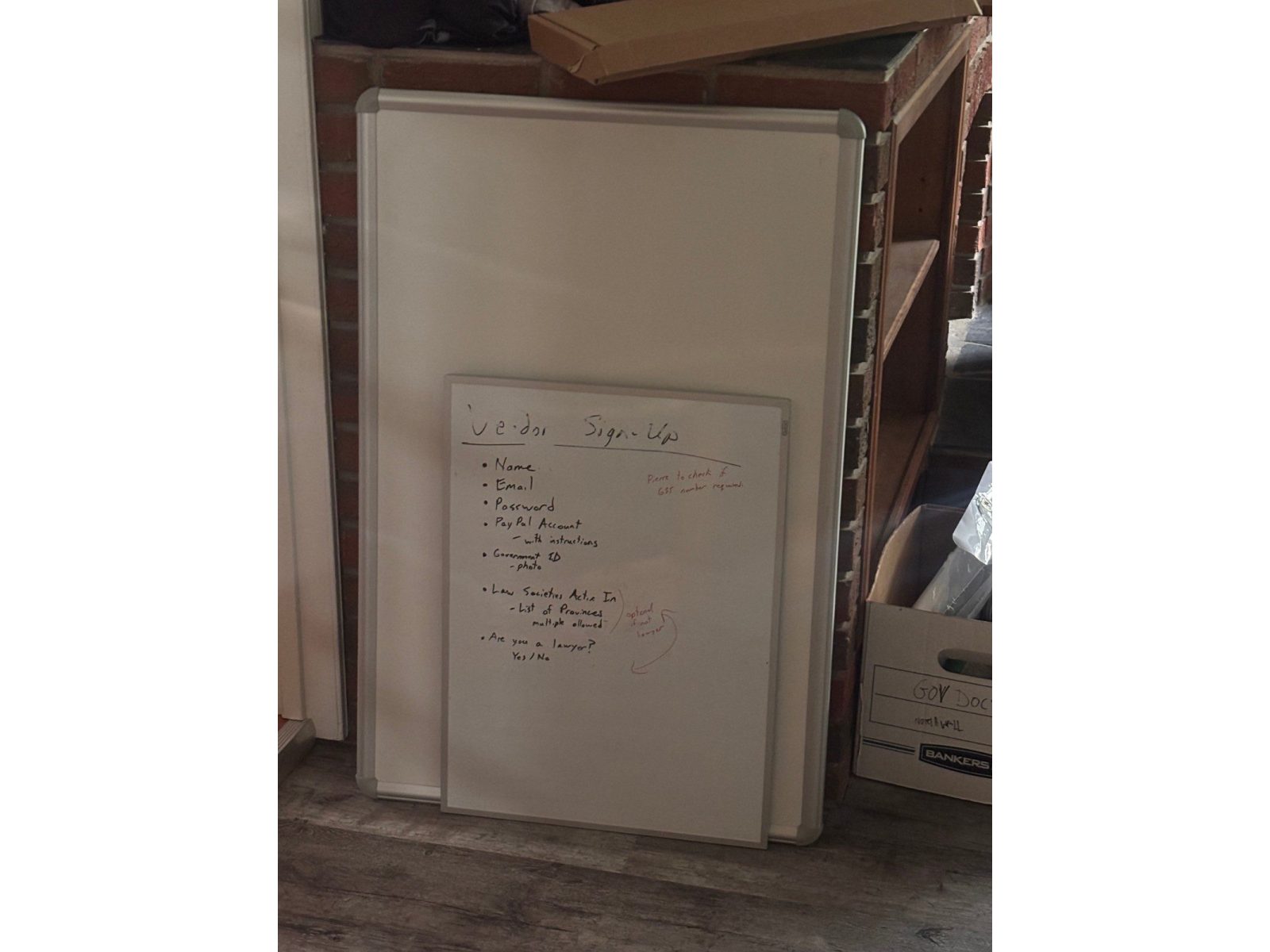 White/cork boards x 3