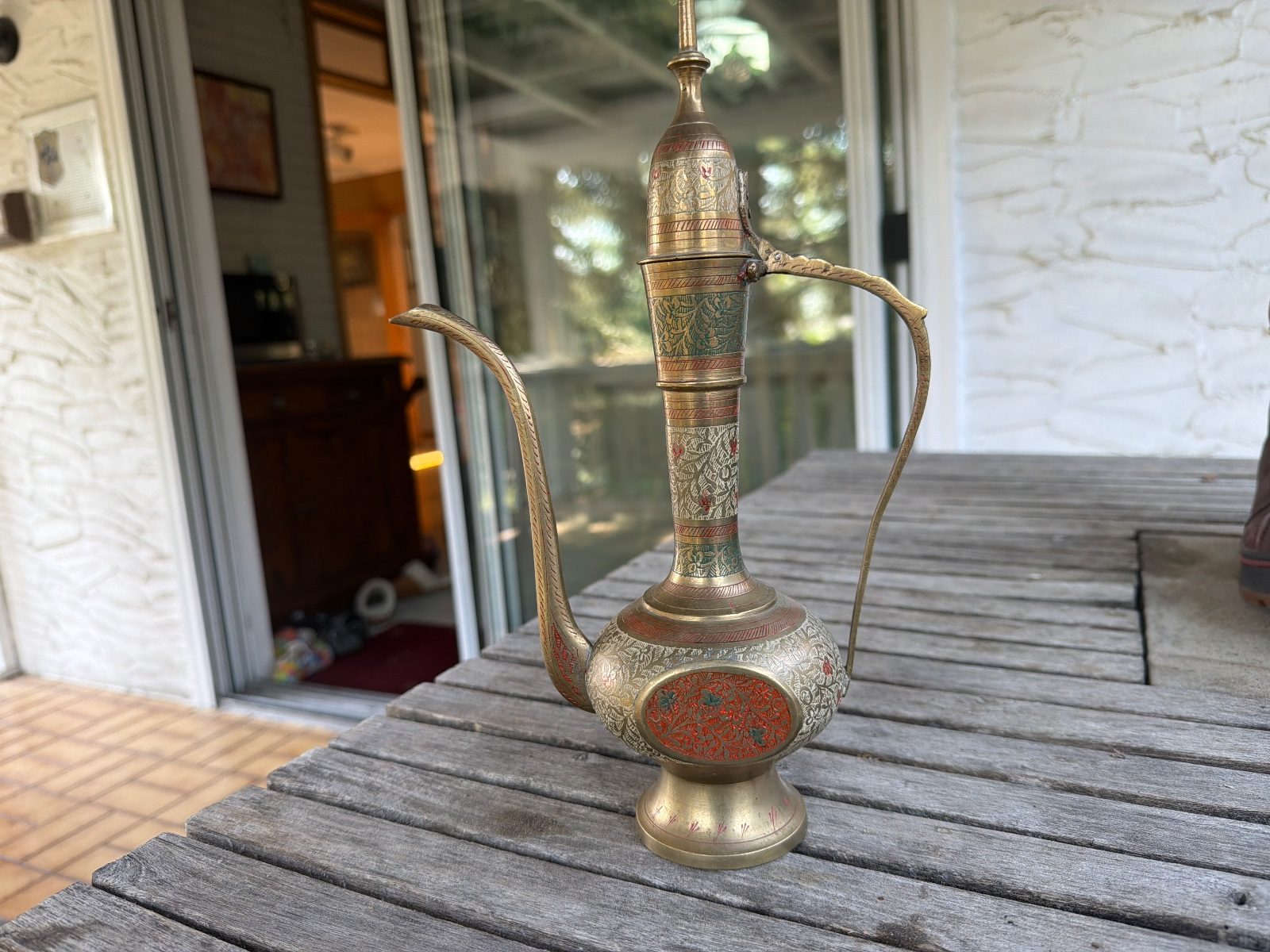 Brass tea pot