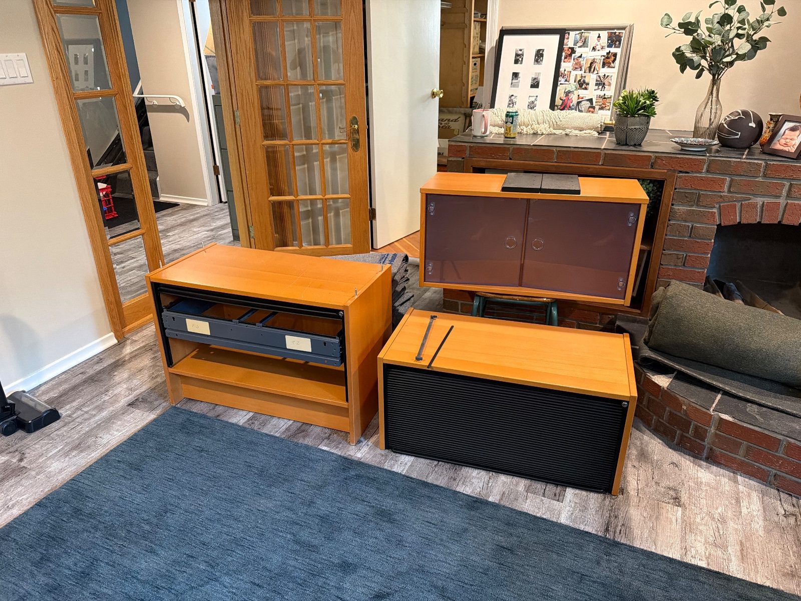 Stackable filing cabinets